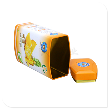 水果味糖片铁罐|订做保健品金属罐|广东铁盒厂