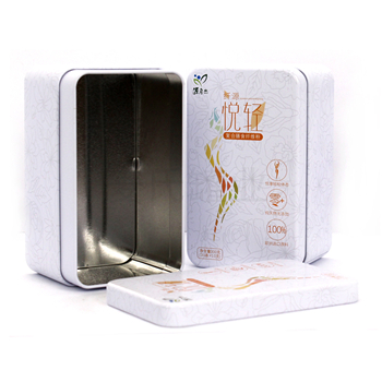 复合粉金属盒|长方形保健品铁盒|西洋参包装盒定制