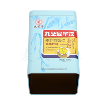 定制麦芽益智仁固体饮料铁盒|金属保健品盒|新款益生菌粉铁罐