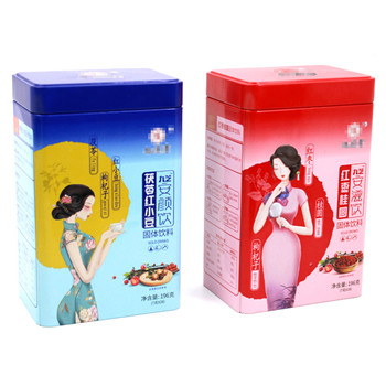 密封固体饮料铁盒子_保健食品铁盒包装盒厂家