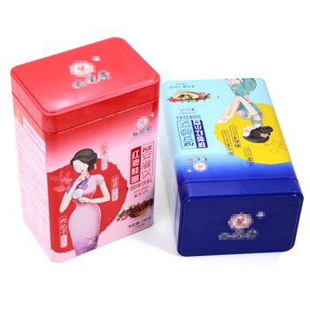 密封固体饮料铁盒子_保健食品铁盒包装盒厂家