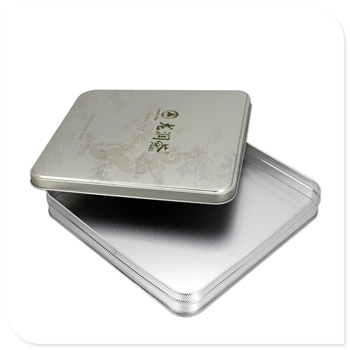 方形茶叶铁盒|供应保健茶金属盒|马口铁饼干盒定制