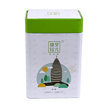 荷叶茶马口铁盒|长方形荷叶茶铁盒|保健茶叶铁盒包装定制厂家