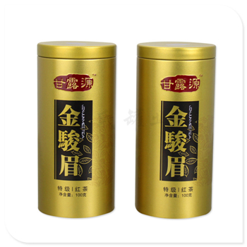 圆形茶叶马口铁罐