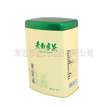 老谢家茶茶叶铁罐