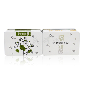 茶叶铁盒|精美绿茶铁罐子|方形龙井茶金属盒包装