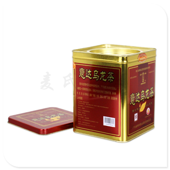 乌龙茶叶铁盒
