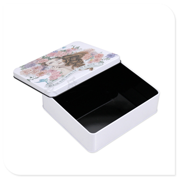 化妆品套装铁盒|马口铁眼影盒供应|定制礼品收纳盒子