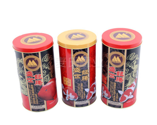 鱼饲料铁罐|饲料包装铁盒生产厂家