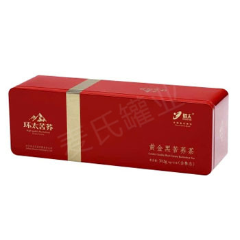 黑苦荞茶铁盒