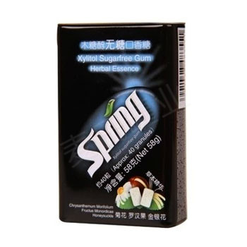 曼妥思口香糖铁盒