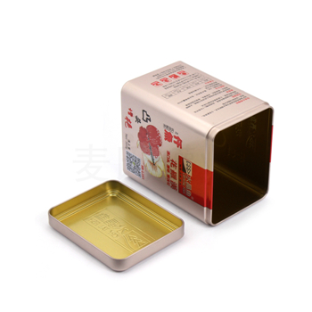鱼饲料马口铁盒订做 长方形食品铁盒 鱼粮食铁罐