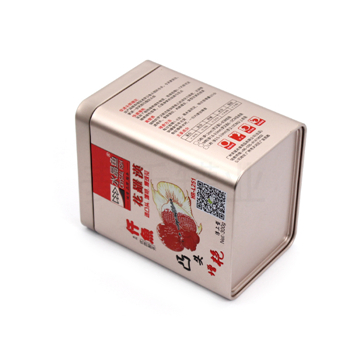 鱼饲料马口铁盒订做 长方形食品铁盒 鱼粮食铁罐