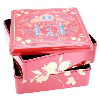 马口铁礼品盒_食品双层铁盒包装定制