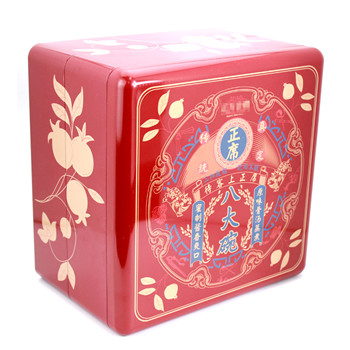 马口铁礼品盒_食品双层铁盒包装定制