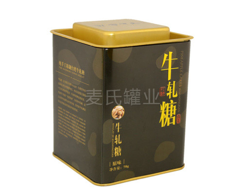牛扎糖铁盒|牛皮糖铁罐|食品糖果马口铁盒生产厂家