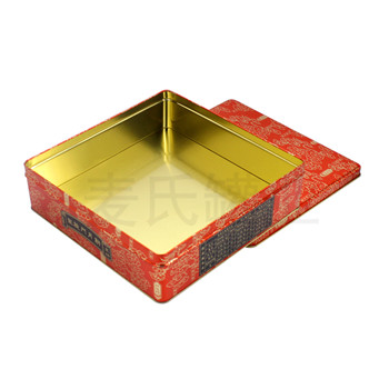 中秋月饼铁盒制作|正方形苏式月饼礼盒|广东食品铁盒加工