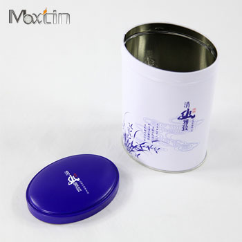青花茶叶铁罐