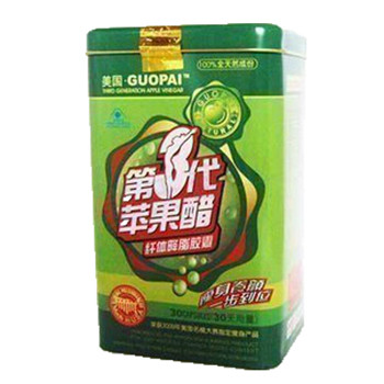 苹果醋减肥药铁盒