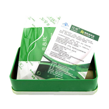 绿茶铁盒|创意马口铁中药含片铁盒|方形铁罐订制