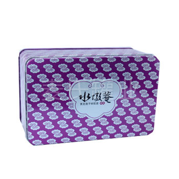 灵芝孢子粉铁盒|长方形保健品铁罐|灵芝胶囊铁包装盒定制