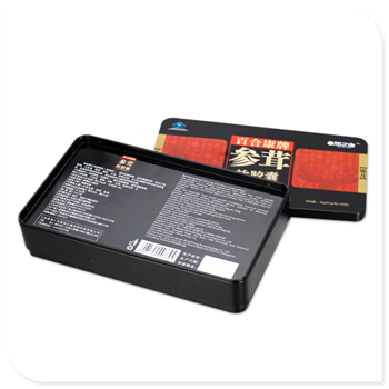 参茸软胶囊盒|马口铁保健品盒|广东制罐厂