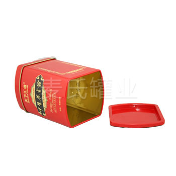中药材粉剂铁盒,定制医药包装铁皮盒
