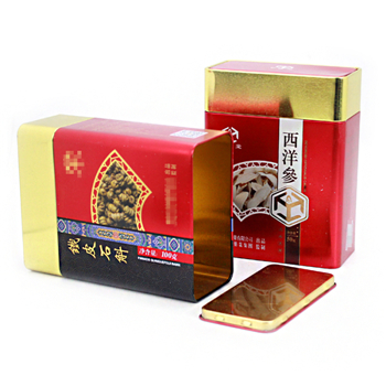 铁皮石斛粉包装铁罐_ 西洋参中药粉马口铁罐